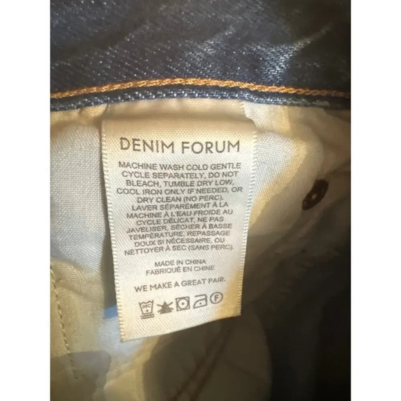 90s Vibes: Aritzia Denim Forum The Edie High Rise Culotte 28/4 - Medium Wash - Picture 9 of 9